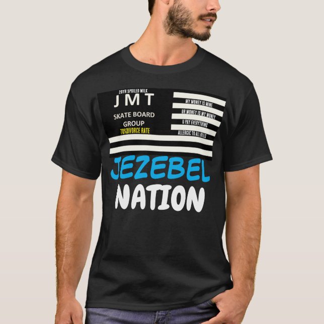 Camiseta JEZEBEL NATION Basic Dark T Shirt (Frente)