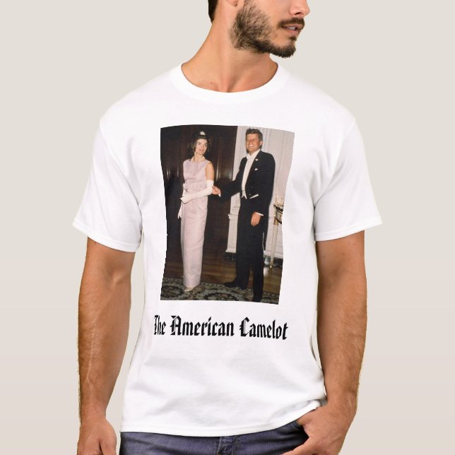 Camiseta JFK e Jackie, o Camelot americano (Frente)