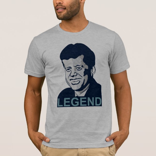 Camiseta JFK ilustrados - (Frente)