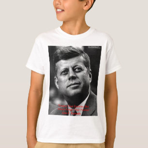 Camiseta JFK "Perdoe Não Esqueça" Ofertas e Cartão De Citaç