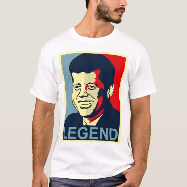 Camiseta jfk, uma legenda verdadeira (Frente)