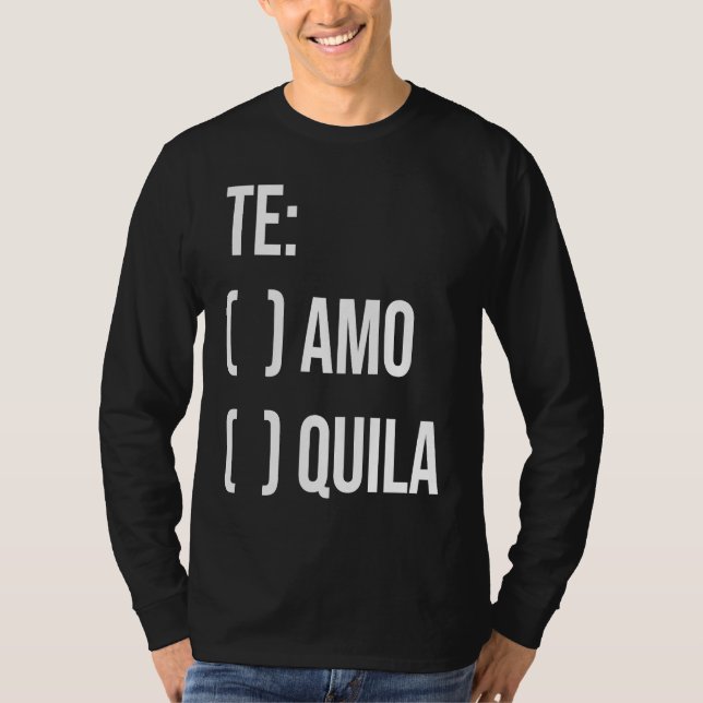 Camiseta Jga Te Aamo Tequila Bridal Party Bachelorette Enga (Frente)