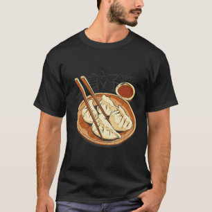 Camiseta Jiaozi Comida Chinês