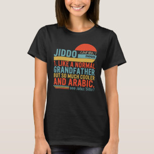 Camiseta Jiddo Noun Definição Avô Árabe Pai D