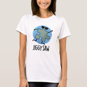 Camiseta Jiggy Viu o Quebra-cabeça de Jigsaw Dancing