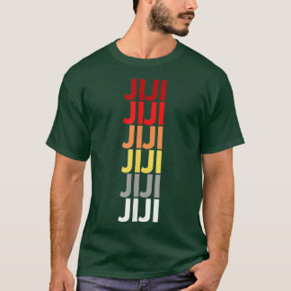 Camiseta Jiji Grandfather in Japanese Colorful Name for Jij