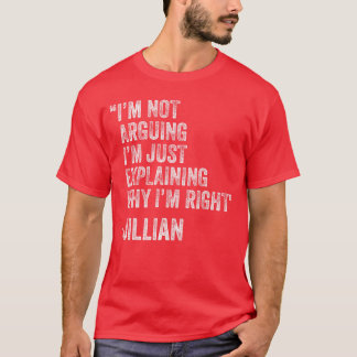 Camiseta Jillian Quote Funny Birthday Custom Name Idea Engi