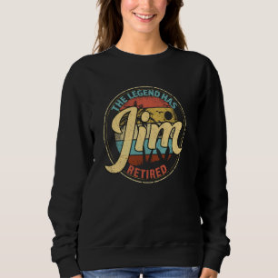 Camiseta Jim Legend se Aposentou Aposentadoria Personalizad