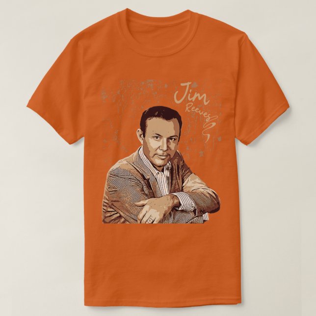 Camiseta Jim Reeves (Frente do Design)