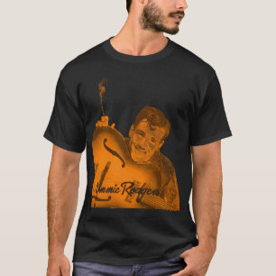 Camiseta Jimmie Rodgers Lenda Clássica do Country Sépia Tri