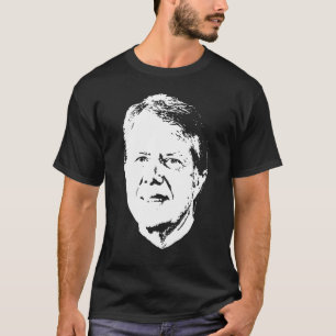 Camiseta Jimmy Carter Minimalística na Pop Art