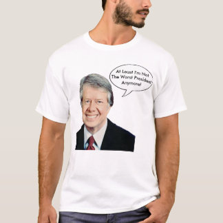 Camiseta Jimmy Carter não o presidente o mais mau Anymore