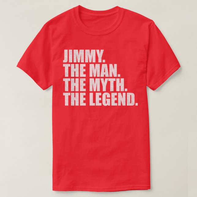 Camiseta Jimmy Name Jimmy deu o nome (Frente do Design)