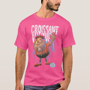 Camiseta Jimmy Neutron Heavy Metal Carl Croissant Engraçado