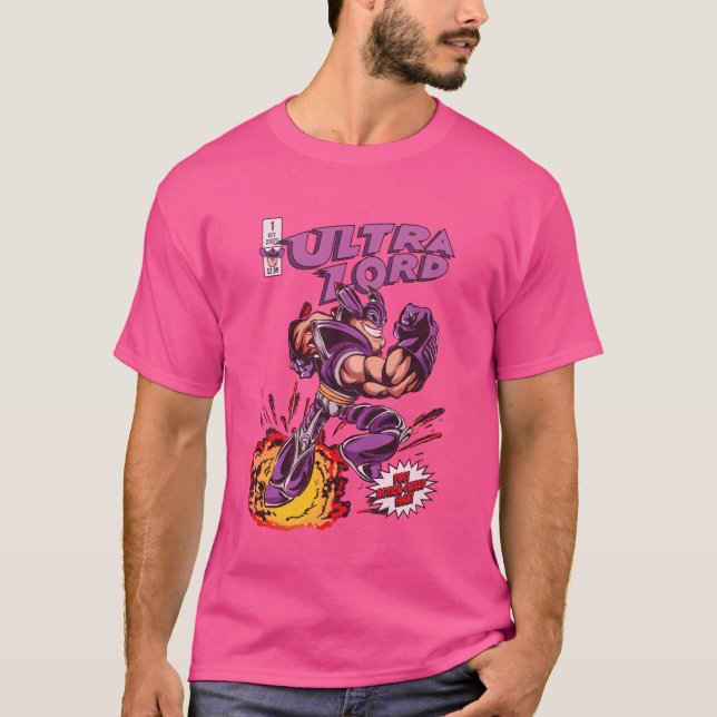 Camiseta Jimmy Neutron Ultra Lord Comic Cobrir T Shirt (Frente)
