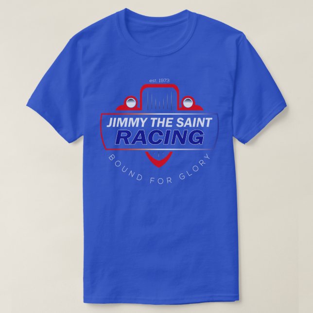 Camiseta Jimmy the Saint (Frente do Design)