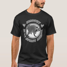 CAMISETA JIMOTHY É MEU ANIMAL ESPIRITUAL - P&B