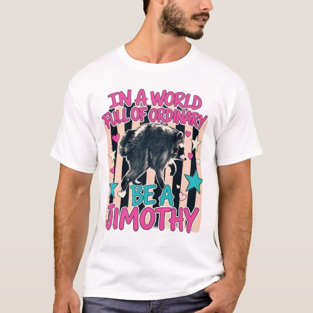 Camiseta Jimothy Guaxinim (Frente)