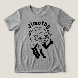 Camiseta Jimothy O Guaxinim Polegar Para Cima