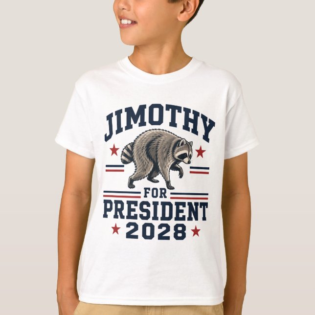 Camiseta Jimothy para presidente 2028 (Frente)