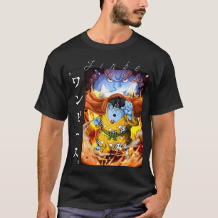 Camiseta Jinbe Cavaleiro do Mar Karatê Fishman Arte Anime