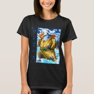 Camiseta Jinbe Cavaleiro do Mar Karatê Fishman Arte Anime