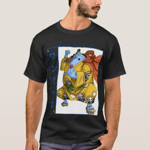 Camiseta Jinbe Cavaleiro do Mar Karatê Fishman Arte Anime