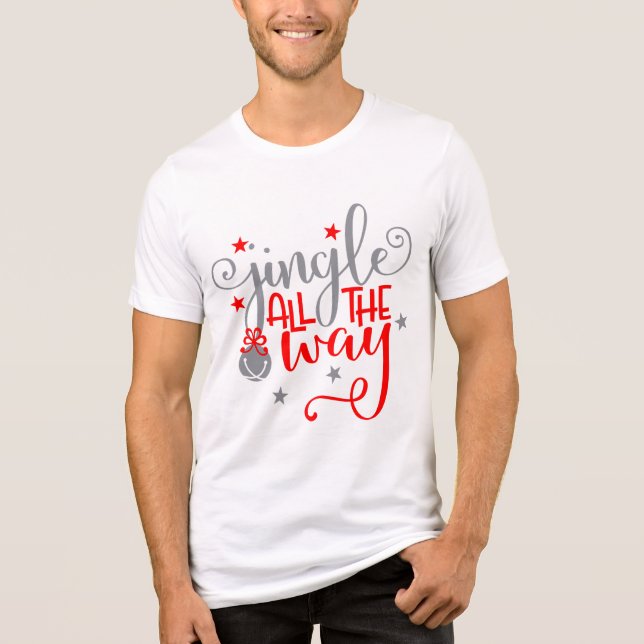 Camiseta Jingle All Way Christmas Bells (Frente)