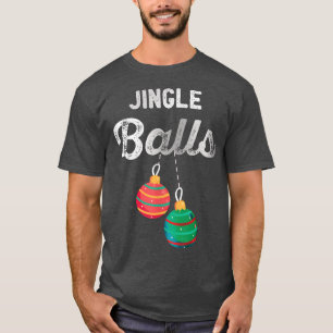Camiseta Jingle Balls Papais noeis engraçados Festa de Nata