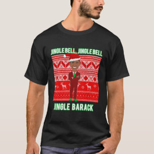 Camiseta Jingle Bell Jingle Barack Engraçado Obama Ugly Chr