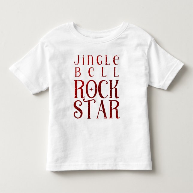 Camiseta Jingle Bell Rock Star, Natal (Frente)