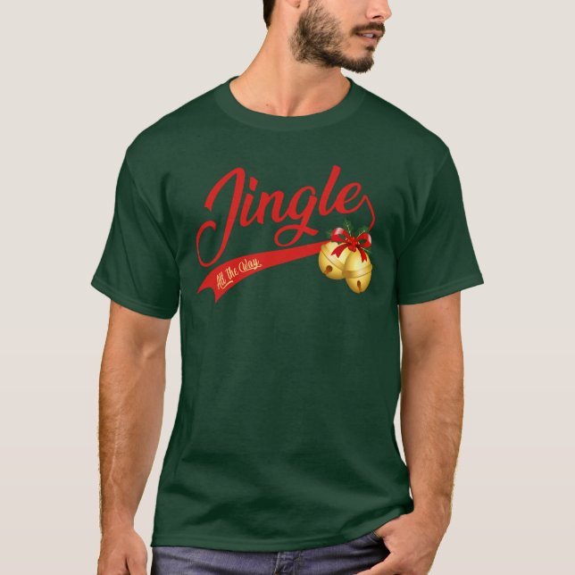 Camiseta Jingle Bells All the Way (Frente)
