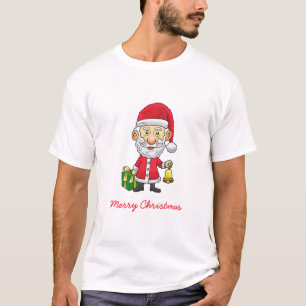 Camiseta Jingle Bells com Papai Noel