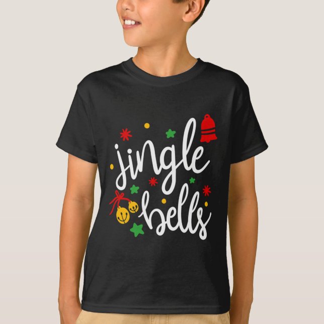 Camiseta Jingle Bells Jingle All The Way Xmas Gift Christma (Frente)