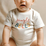 Camiseta Jingle Bells Meu Primeiro Natal<br><div class="desc">Noel Christmas Handlettering Minimamente Elegante</div>