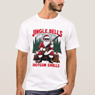 Camiseta Jingle Bells Shotgun Concha Papais noeis de Natal