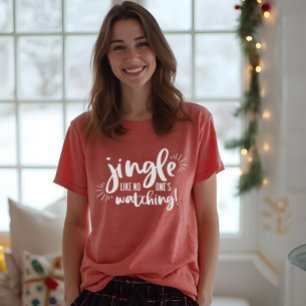 Camiseta Jingle Como se ninguém estivesse assistindo   Nata