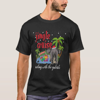 Camiseta Jingle Cruise Com Yuletide Funny Elep
