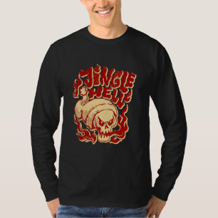 Camiseta Jingle Hell é Minha Canção de Natal Espírito Reino