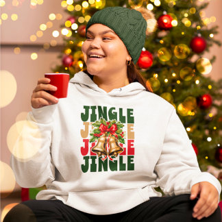 Camiseta Jingle Jingle Vintage Dourados Bells & Holly