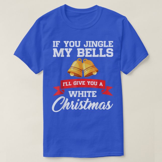 Camiseta Jingle My Bells Adultos Engraçados Natal Pajama De (Frente do Design)