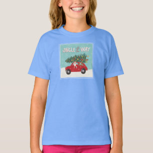 Camiseta Jingle Por Todo O Caminho Carro Papai noel