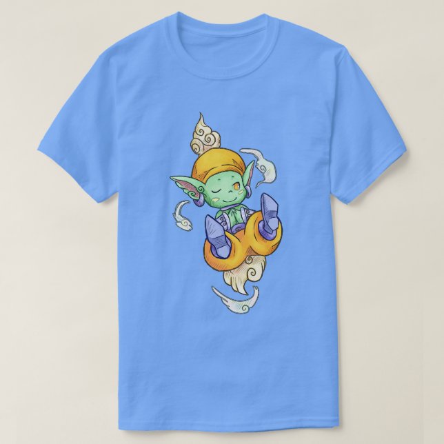 Camiseta Jinn Secret de Mana Seiken Densetsu (Frente do Design)