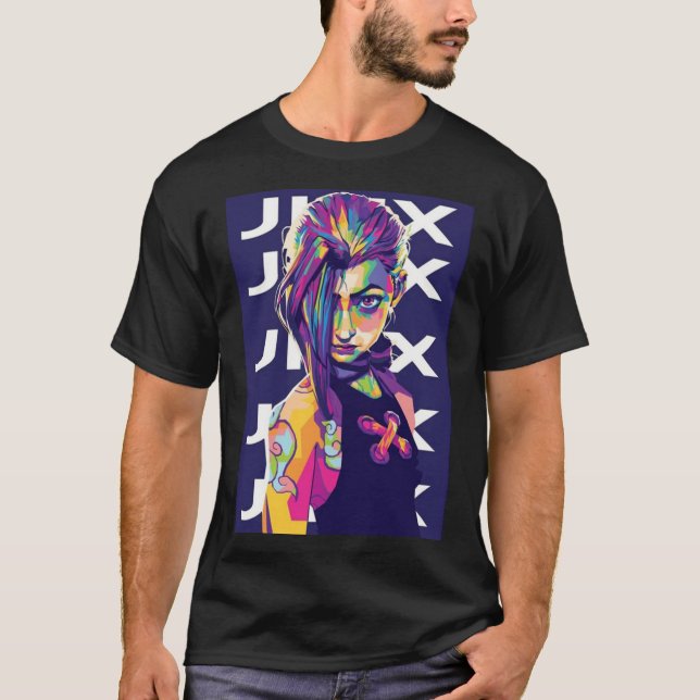 Camiseta Jinx Arcane    (Frente)