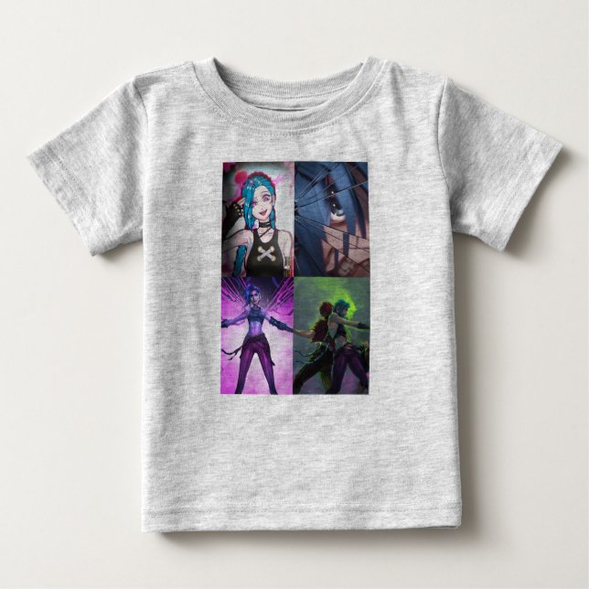 Camiseta Jinx Arcane Boys Tshirt (Frente)