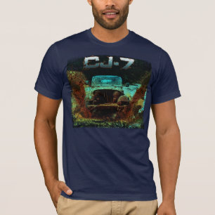 Camiseta Jipe CJ7 que bate a cena da lama