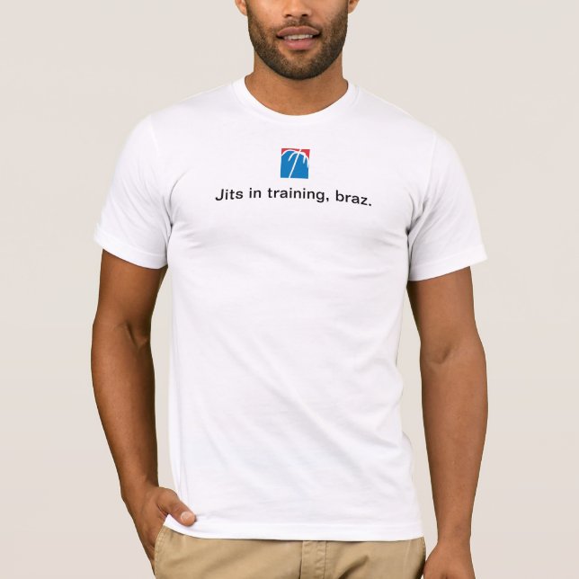 Camiseta Jits no treinamento, braz. (Frente)