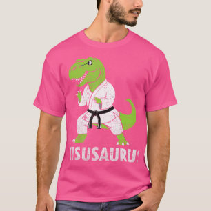 Camiseta Jitsusaurus Funny Bjj Jiu Jitsu Trex Kid