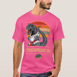 Camiseta Jitsusaurus Funny Jiu Jitsu T-Rex Bjj Mma Martial