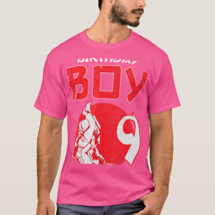 Camiseta Jiu-Jitsu, 9 Anos, Marcial De Aniversário A